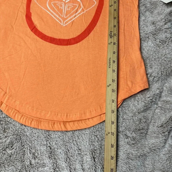 Roxy Women’s Orange Tank Top Size M 100% Cotton NWT - Picture 10 of 14